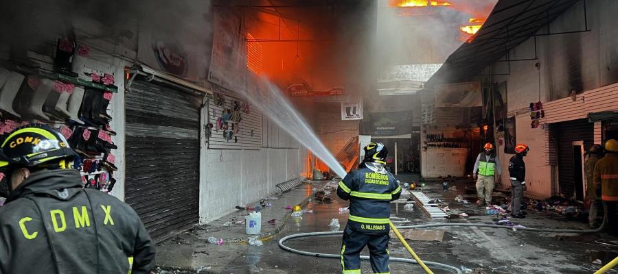 Fiscalía de CDMX investiga si incendio en Tepito fue interaccional o accidente  