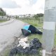 Abandonan bolsas de basura y hasta televisores de desecho en predio de Atasta