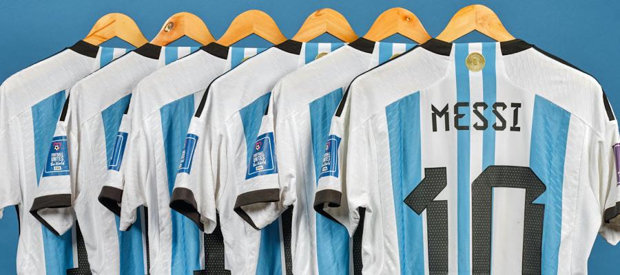 Busca subasta 10 millones de dólares por jerseys de Messi