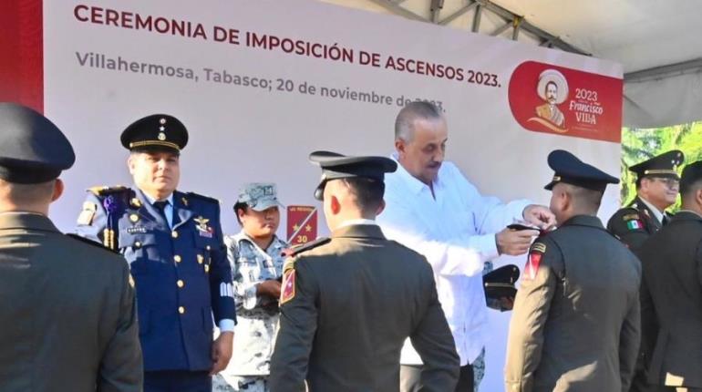 Entregan ascensos de personal de 30 Zona Militar