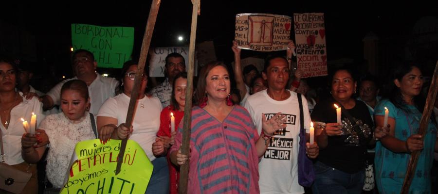 Xóchitl arranca precampaña en Coyuca de Benítez con "Marcha de la esperanza"