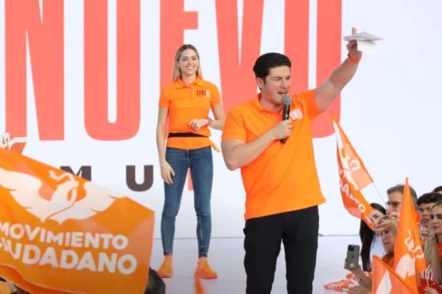 Presume Samuel García que arranca en segundo lugar rumbo a la Presidencia