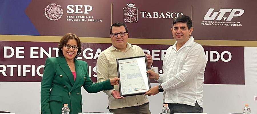 UTTAB refrenda certificado en Sistema de Gestión de Organizaciones Educativas