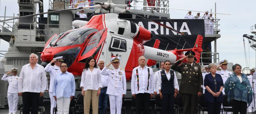 Desde Acapulco, conmemora AMLO Día de la Armada de México