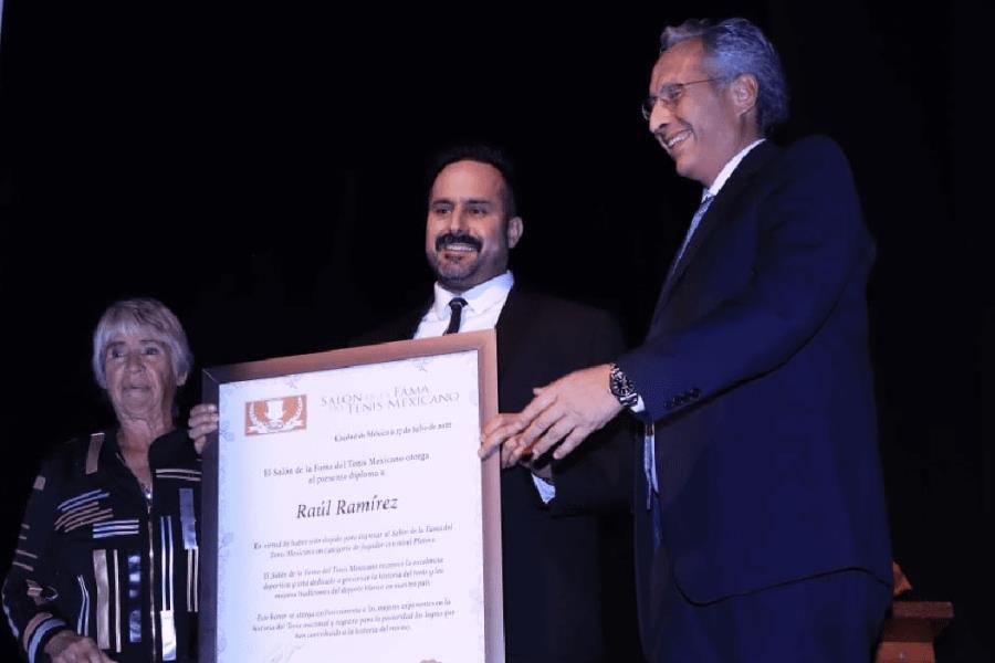 Antonio Palafox, Rosa María Reyes y José Carral, ingresan al Salón de la Fama del Tenis Mexicano