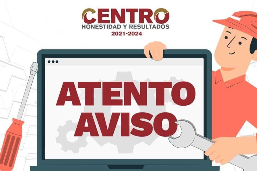 Por mantenimiento de sistemas, suspende Centro consultas y trámites vía internet