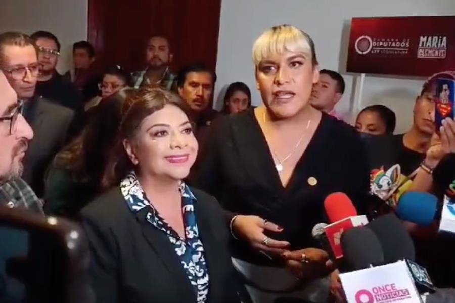 Acusa oposición acto de precampaña de Brugada tras visita al Senado; ella lo niega