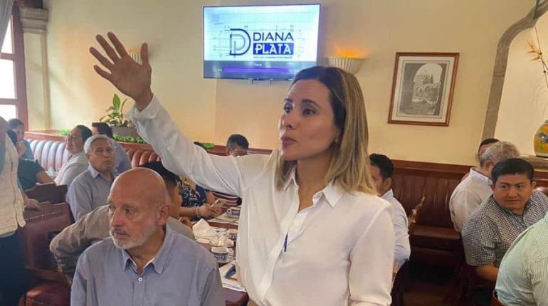 Anuncia Diana Plata que irá por presidencia de CMIC Tabasco