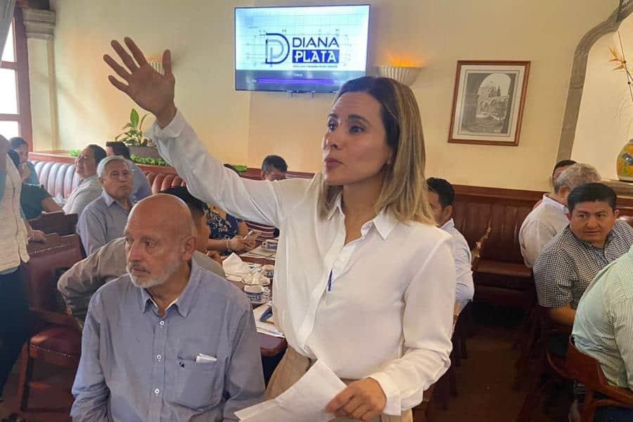 Anuncia Diana Plata que irá por presidencia de CMIC Tabasco