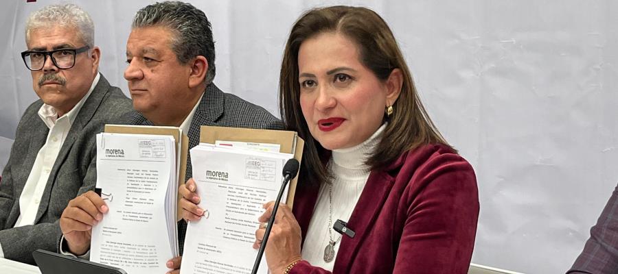 Alma Alcaraz denuncia a Marko Cortés y Diego Sinhue por violencia política de género