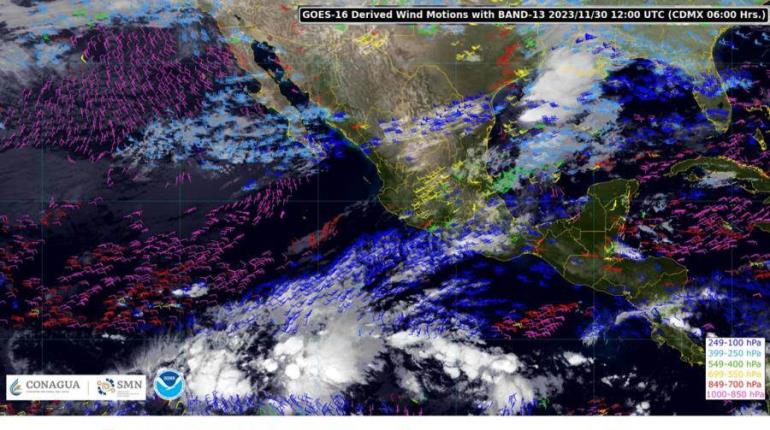 Dos frentes fríos ocasionarán bajas temperaturas, vientos y nevadas en el norte de México