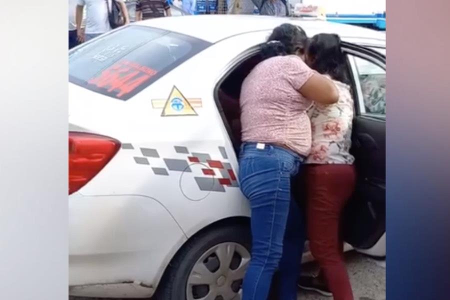 ¡Atrapado! Mujer confronta a hombre con golpes e insultos en pleno centro de Villahermosa