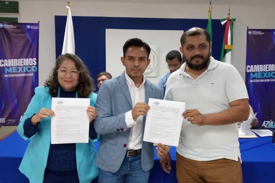 Silvia Cano se registra como aspirante del PAN a la gubernatura de Tabasco