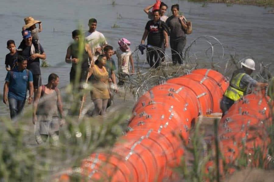 Celebra SRE orden de juez para el retiro de boyas en el Río Bravo