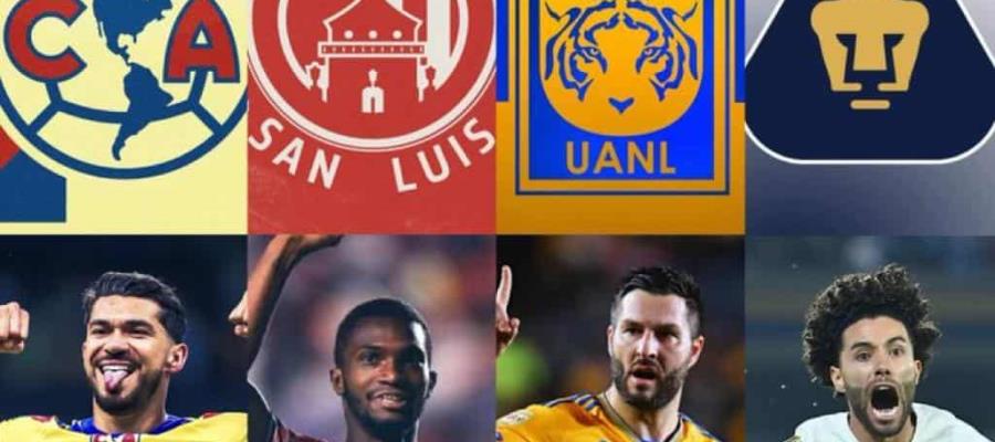 América vs San Luis y Tigres vs Pumas las semifinales de Liga Mx