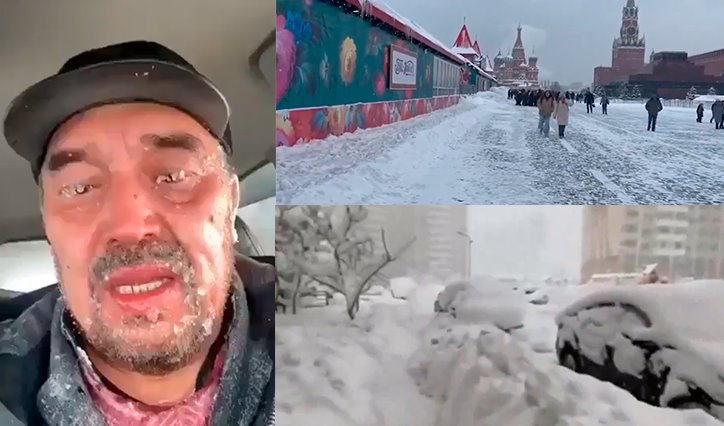 Moscú vive la mayor nevada en casi 150 años; padecen temperaturas extremas