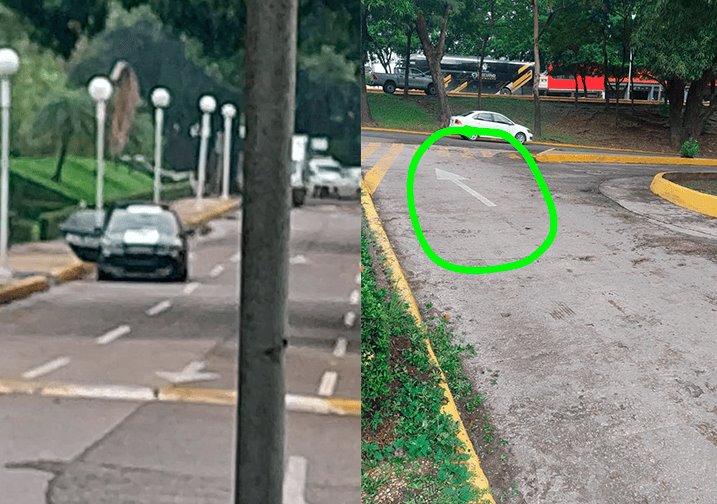 Automovilistas circulan en sentido contrario en el parque Tomás Garrido, denuncian