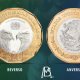 Conmemora México 200 años de relaciones diplomáticas con E.EUU. en moneda de 20 pesos