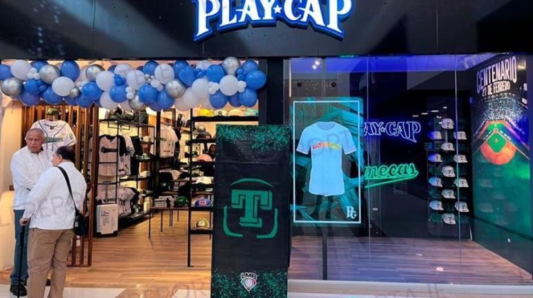 Inauguran tercera tienda "Play Cap" en Villahermosa con merch de Olmecas