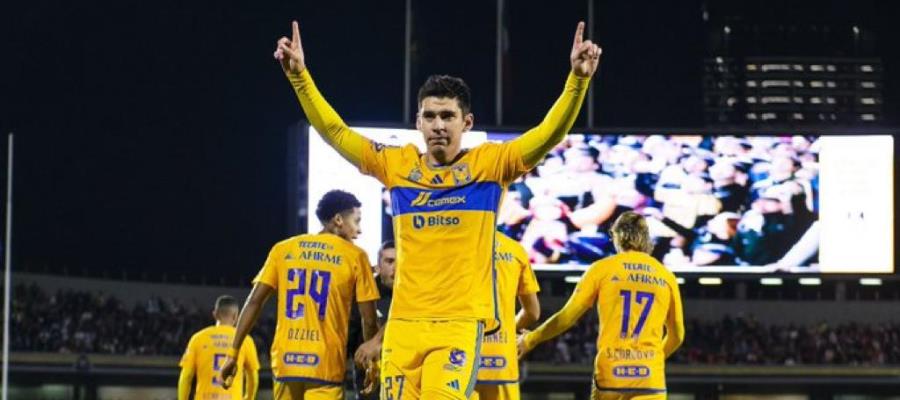 Tigres saca ventaja 1-0 de CU en la ida de semifinales de Liga Mx