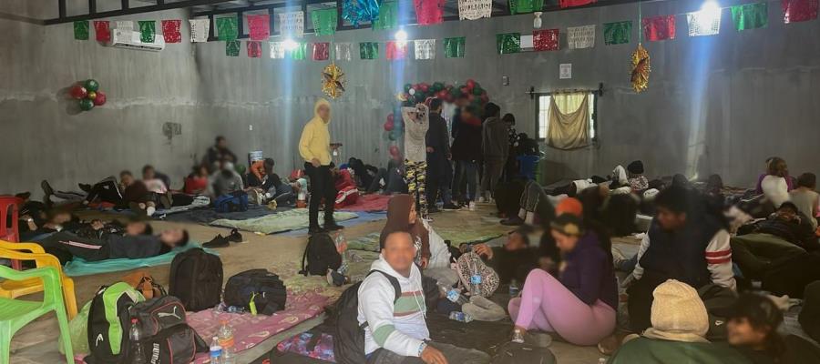 Hallan a 155 migrantes en casa de seguridad en Chiapas