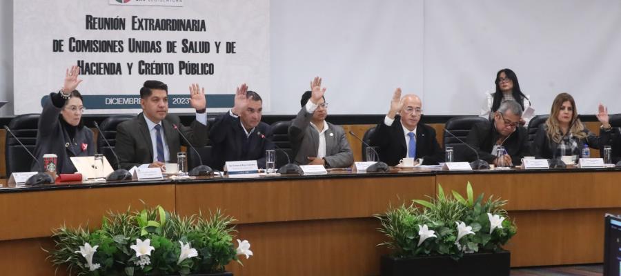 Diputados avalan en comisiones traspasar recursos estatales de salud al IMSS-Bienestar