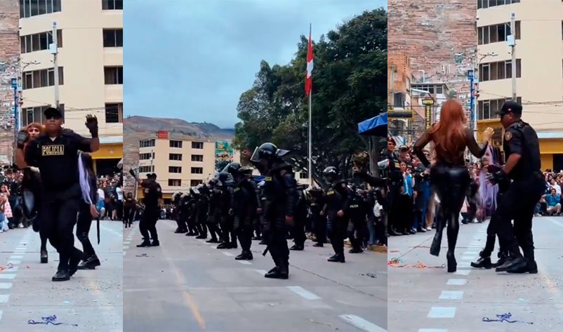 ¡Sacan los pasos prohibidos! Policía de Perú celebra 35 años de historia con insólita coreografía