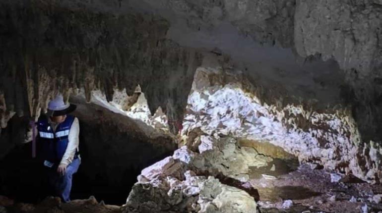 Descubre INAH gruta en el Tramo 5 sur del Tren Maya