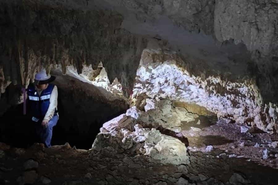 Descubre INAH gruta en el Tramo 5 sur del Tren Maya