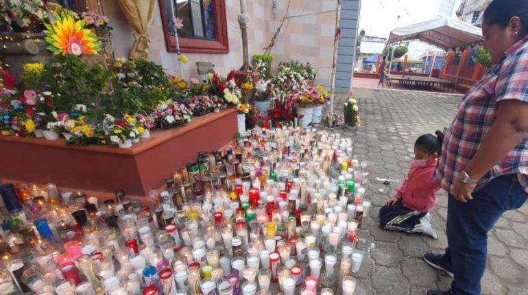 Por salud y buena vida, feligreses acuden a agradecer a la Virgen en el Santuario de Primero de Mayo