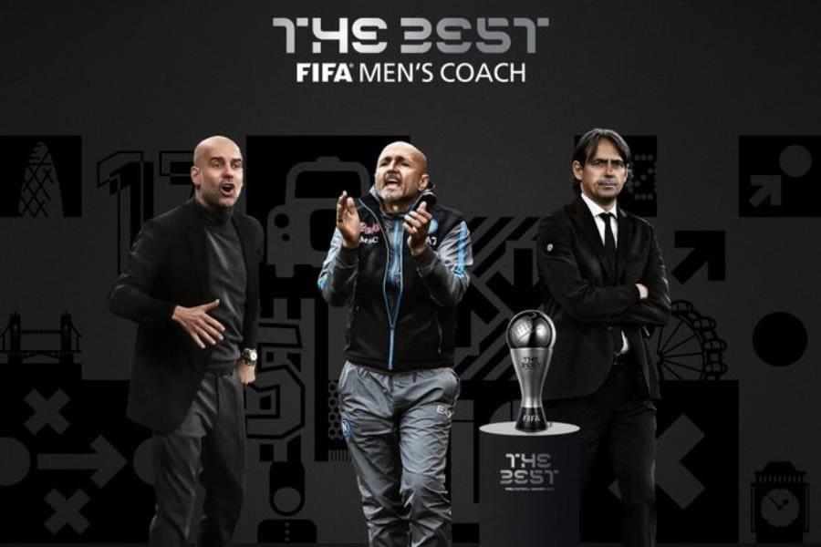 Guardiola, Inzaghi y Spalleti, nominados a Mejor Entrenador del Premio The Best