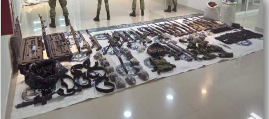 ´Tabasco Seguro´ ha detenido a más de 200 personas y asegurado arsenal y drogas