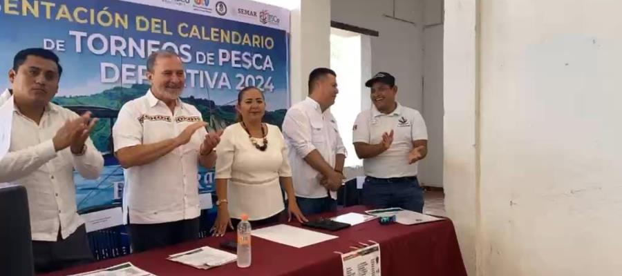 Presentan calendario de Torneos de Pesca Deportiva 2024 desde Pueblo Mágico de Frontera