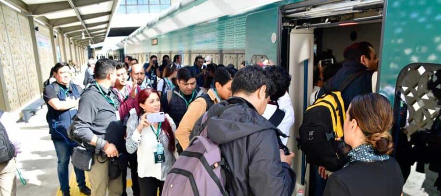 Sedena justifica retraso en primer viaje del Tren Maya; pasajeros no llegaban, dice