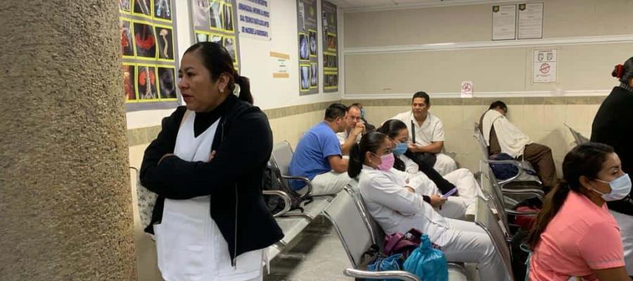 De brazos caídos trabajadores federales de Salud