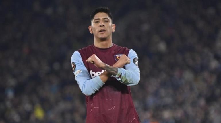 Edson Álvarez participa en victoria del West Ham