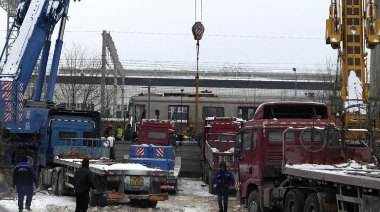 Choque de trenes en Beijing deja 515 heridos