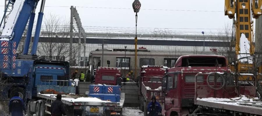 Choque de trenes en Beijing deja 515 heridos