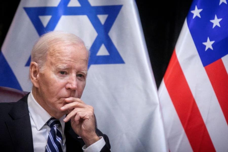 Se manifiestan en el Capitolio para exigir a Biden frenar ayuda a Israel en su guerra contra Hamás