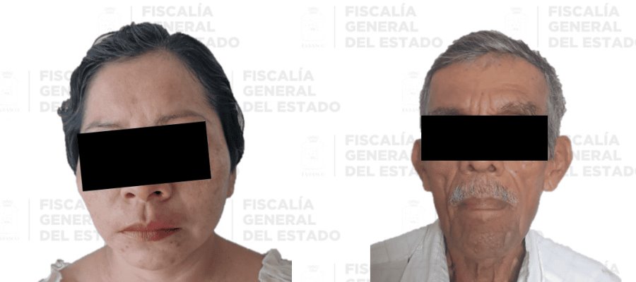 Cae mujer y adulto mayor acusados de cometer pederastia en Comalcalco y Macuspana