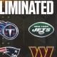 Panteras, Arizona, Commanders, Patriotas, Jets y Tennessee, eliminados de playoffs de la NFL