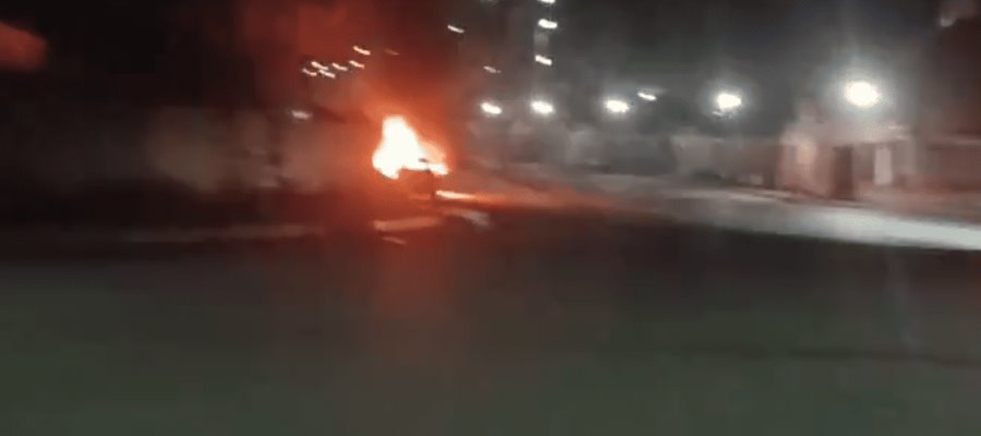 Ola de violencia también alcanzó Paraíso...al menos 10 autos incendiados