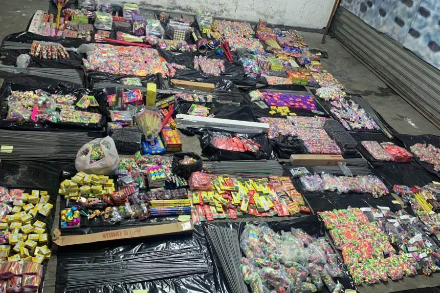 Decomisan 300 kilos de material pirotécnico en Querétaro