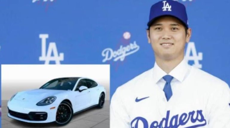 ¡Regalazo! Shohei Ohtani regala Porsche a esposa de Joe Kelly por ayudarlo a conseguir el número 17 con Dodgers