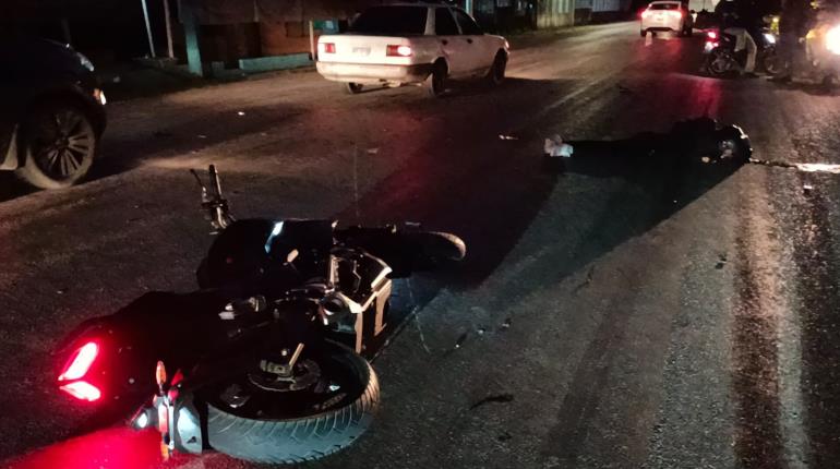 Fallece motociclista en la Nacajuca-Villahermosa