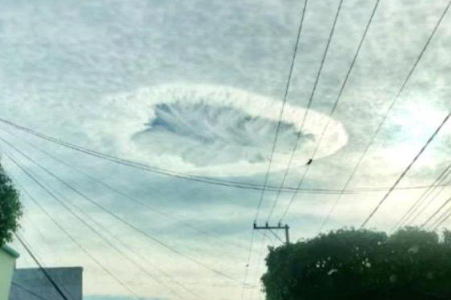 Sorprende extraña formación de nubes en Tuxtla Gutiérrez