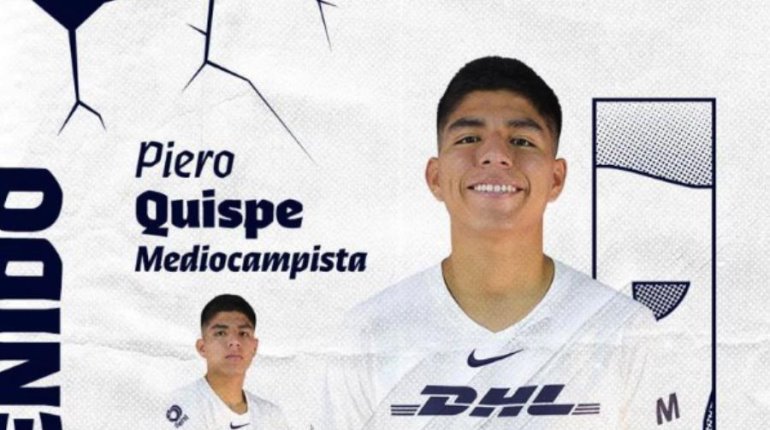 Piero Quispe es anunciado como refuerzo de Pumas