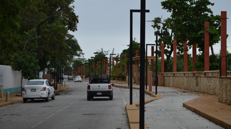 Abren malecón en el tramo de Pedro Fuentes a Ruiz Cortines