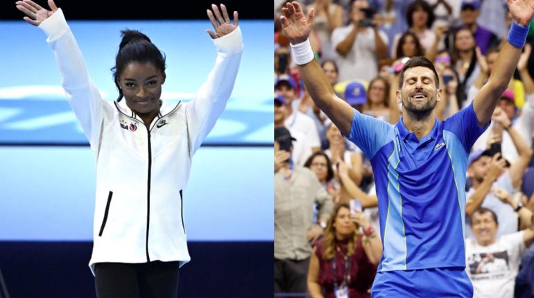 Simone Biles y Novak Djokovic, elegidos los mejores deportistas del 2023: AIPS