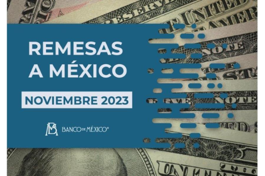 Baten récord remesas de enero a noviembre de 2023: Banxico